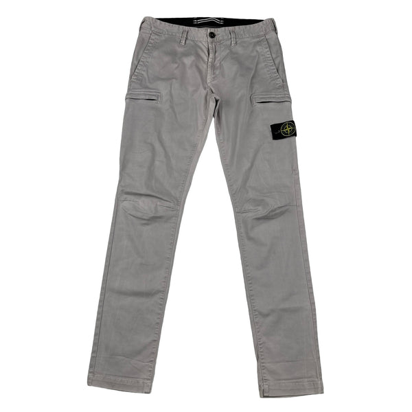 Stone Island 2020 Grey SK Cargo Trousers - 32"