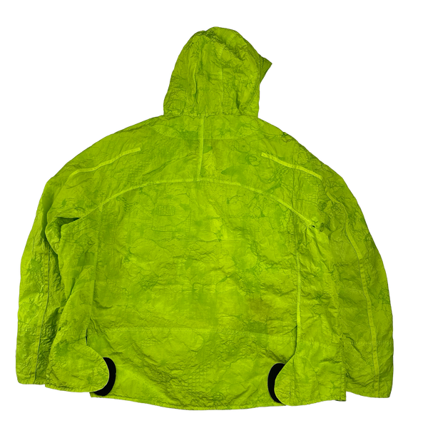 Stone Island Shadow Project 2022 Green Waffle Print Econyl Nylon Metal Jacket - XXL