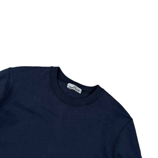 Stone Island 2020 Navy Crewneck Sweatshirt - Large