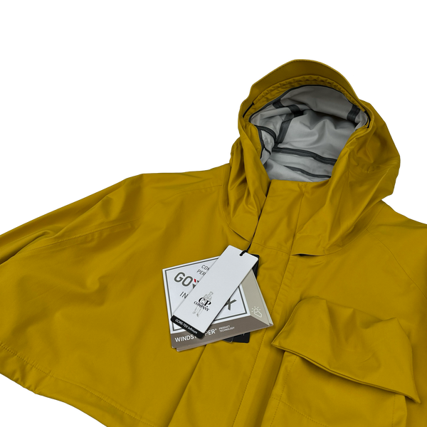 CP Company Yellow Gore-Tex Infinium Waterproof Lens Viewer Jacket - XXL