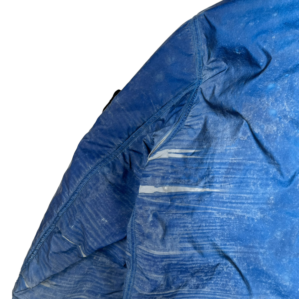 Stone Island 2010 Blue Liquid Reflective Jacket - XL