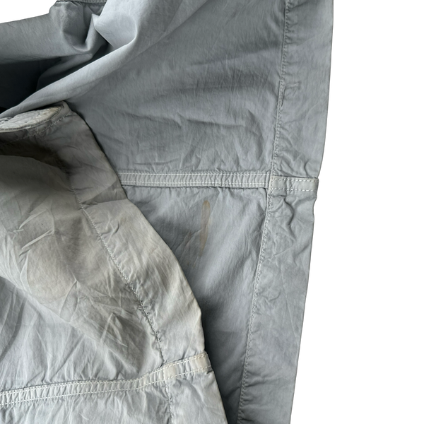 Stone Island 2010 Ice Blue Poly Cotton Field Jacket - XL