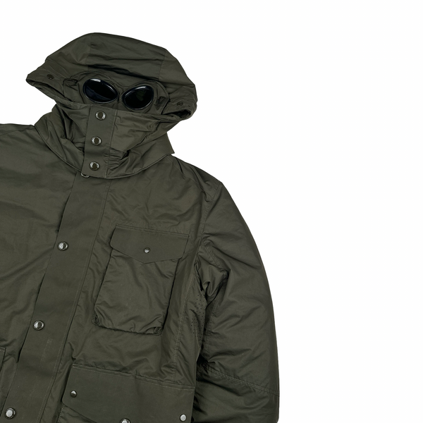 CP Company Khaki Micro M Goggle Jacket - XL