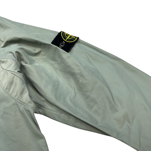 Stone Island 2019 Sage Micro Reps Multipocket Hooded Parka Jacket Large