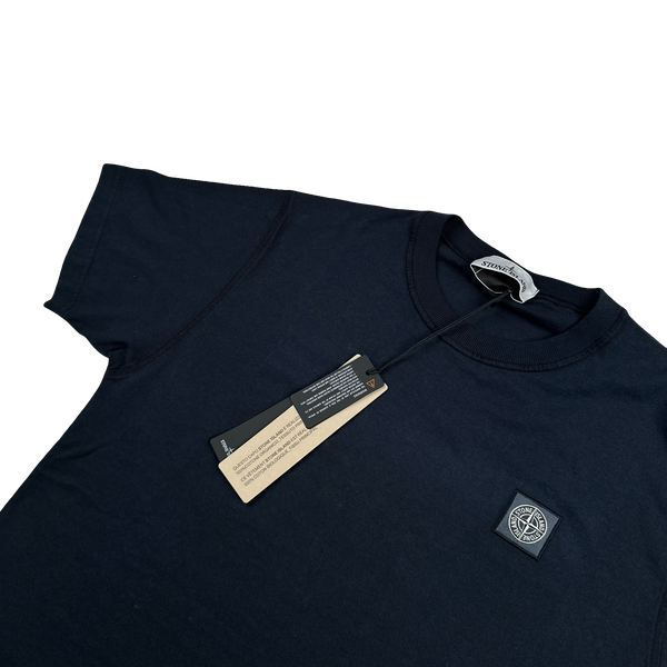 Stone Island 2024 Navy Cotton T-Shirt - Medium