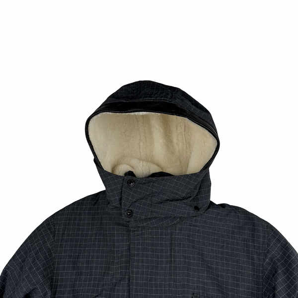 Stone Island Reflective Ripstop Chine Parka Jacket - Large