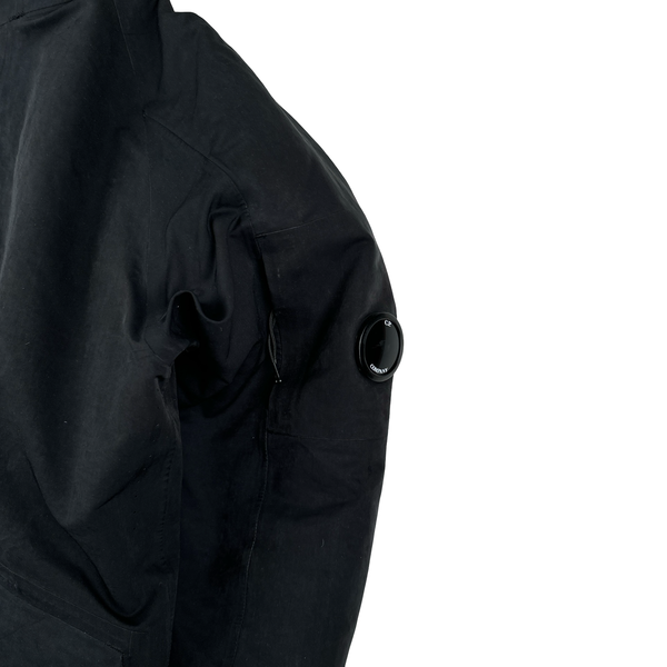 CP Company Navy Vulcan Zip Up Hooded Down Lined Jacket - XL
