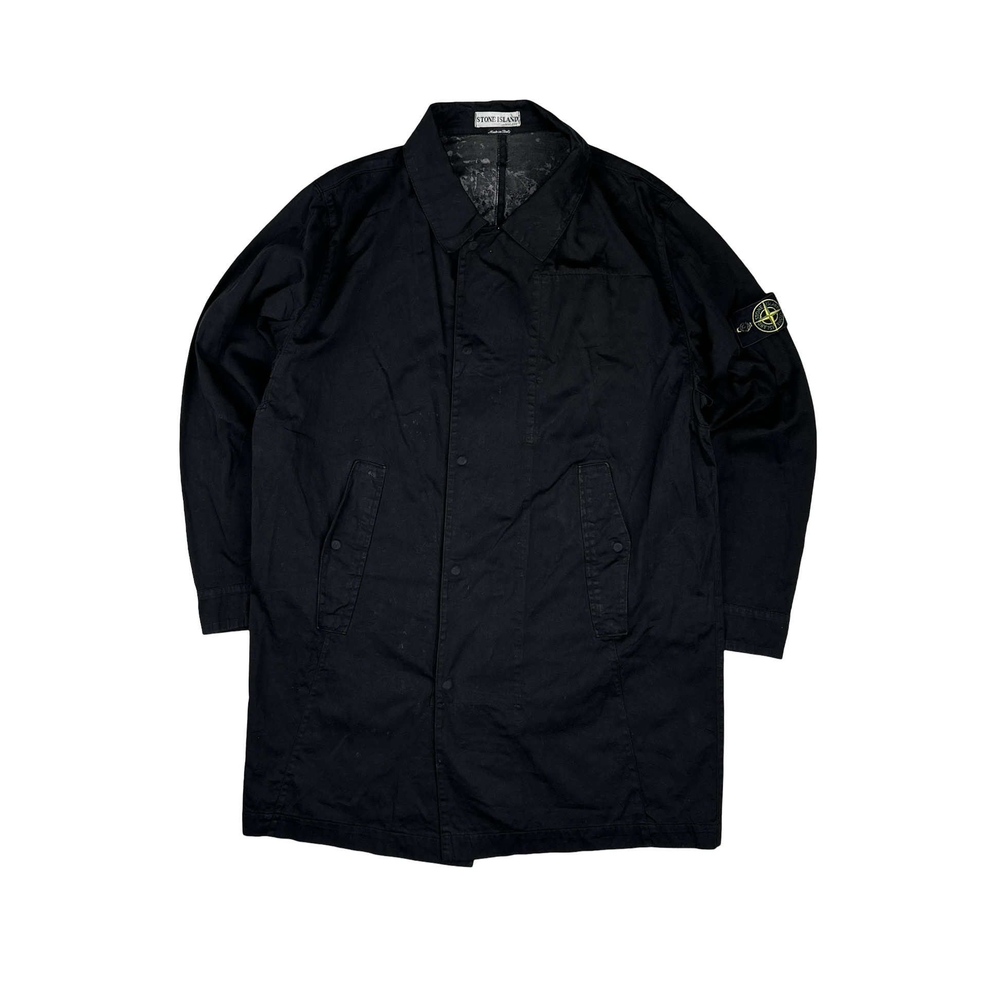 AW07 STONE ISLAND DUAL LAYER RASO GOMMATO FIELD JACKET - Jazzy