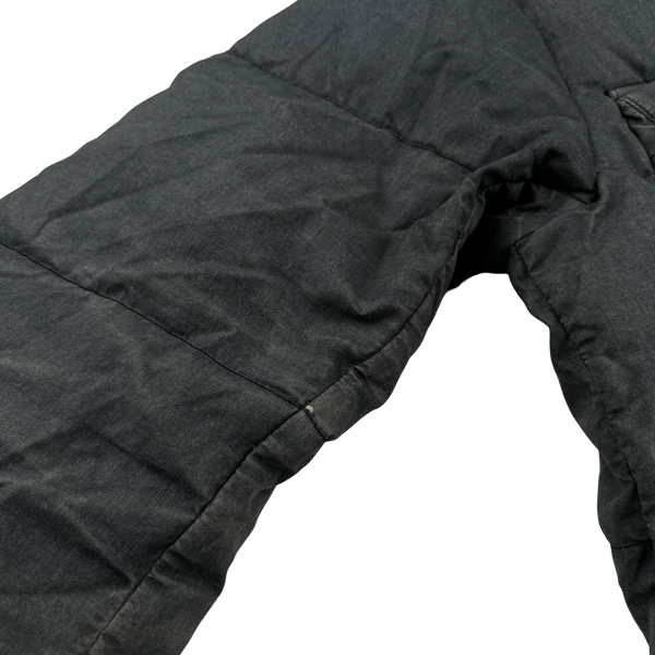 Stone Island 2018 Grey Lino Resinato Down-TC Puffer Jacket - XXL