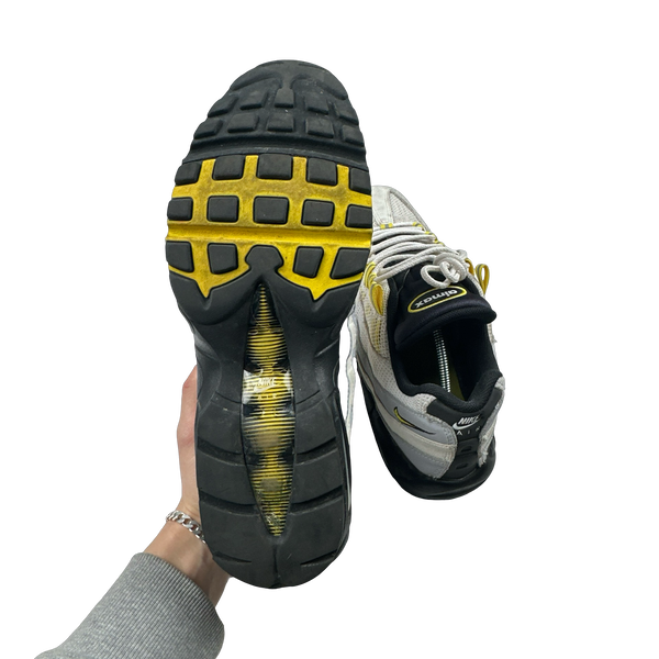 Nike Air Max 95 White Tour Yellow Trainers - UK 9