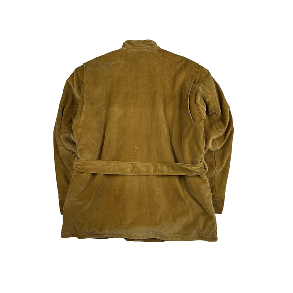Belstaff Brown Trailmaster Multi Pocket Field Corduroy Zipped Heavyweight Jacket - Large
