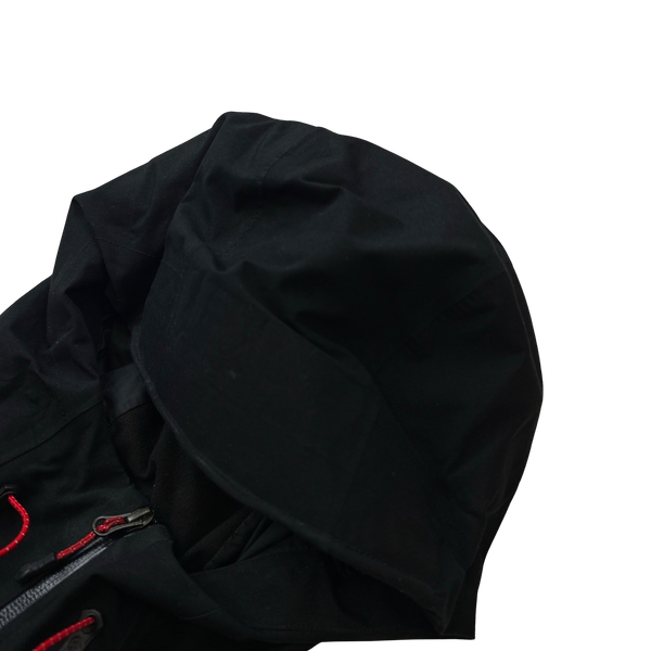 North Face Summit Series Black Waterproof Hooded Jacket - Medium