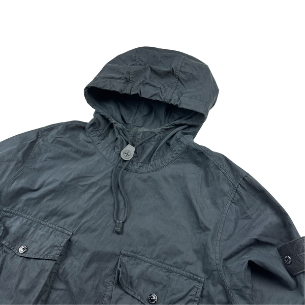 Stone island black ghost smock on sale