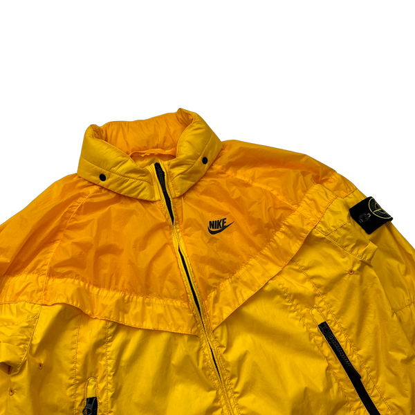 Stone Island x Nike Yellow Hyperlight Membrana Windrunner Jacket - Small