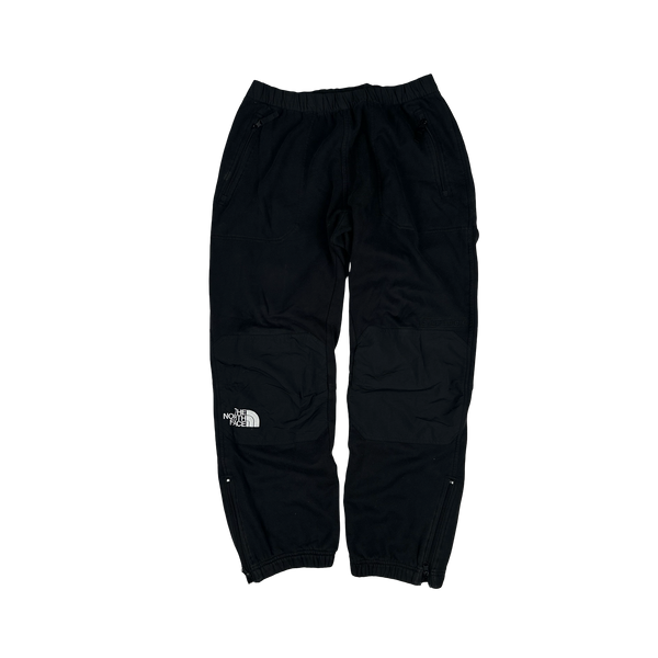 North Face X Supreme SS16 Black Heavyweight Soft Fleeced Lined Joggers - Large