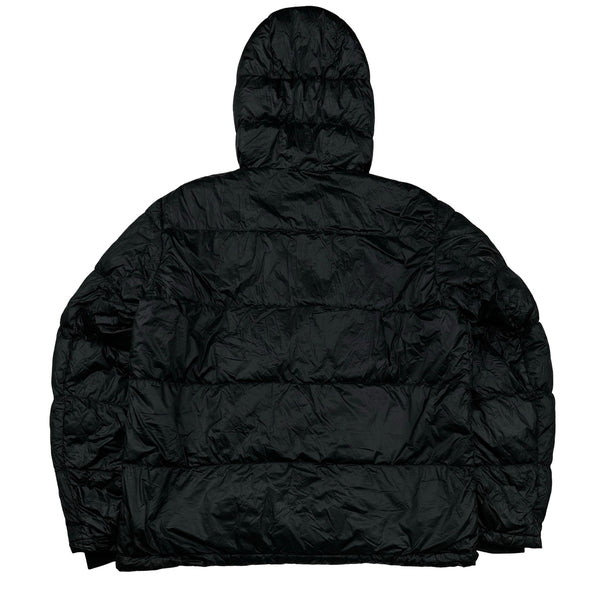 Stone Island 2013 Black Garment Dyed Puffer Jacket - 3XL