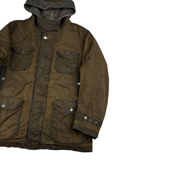 CP Company 2006 Tinto Terra Brown Multi Pocket Lined Jacket - 3XL