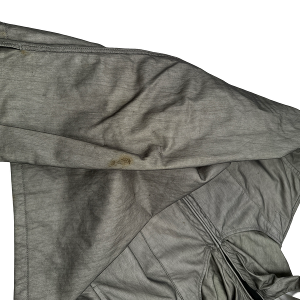 Stone Island 2008 Grey Tyveck Snowflake White Mesh Badge Jacket - Medium