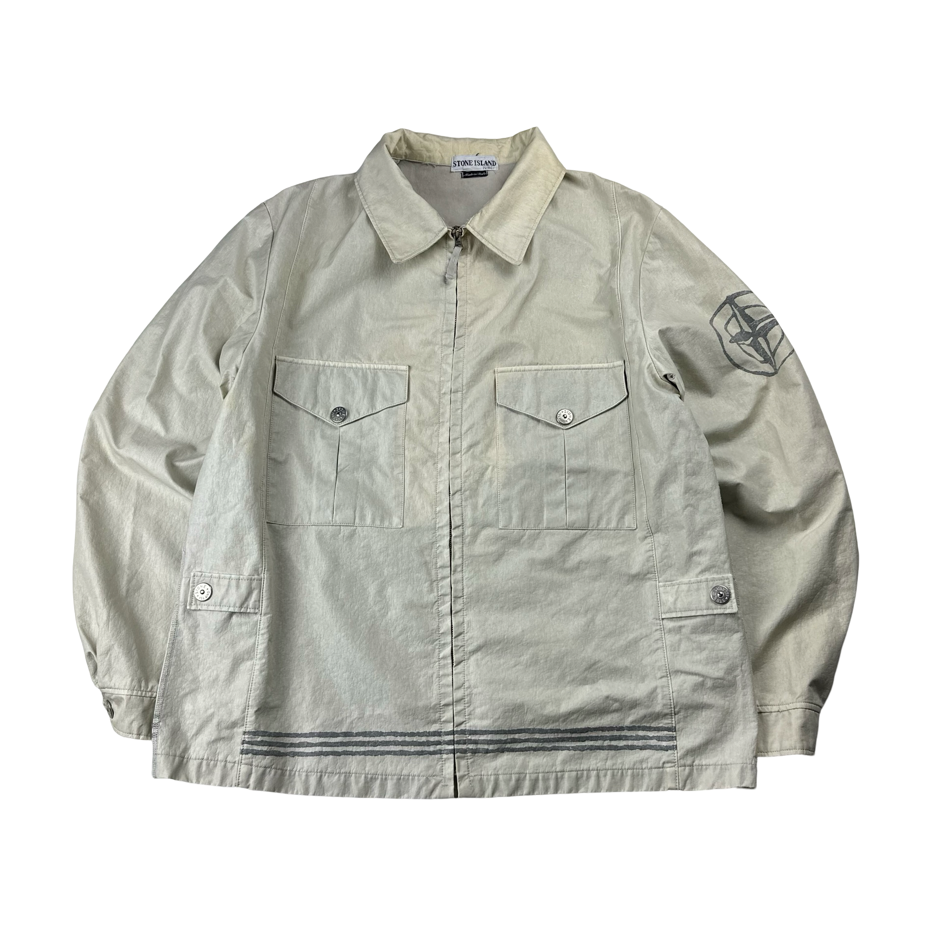 Stone Island Vintage 2001 Laminated Webbing Spalmantura