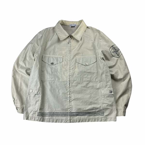 Stone Island Vintage 2001 Laminated Webbing Spalmantura Coach