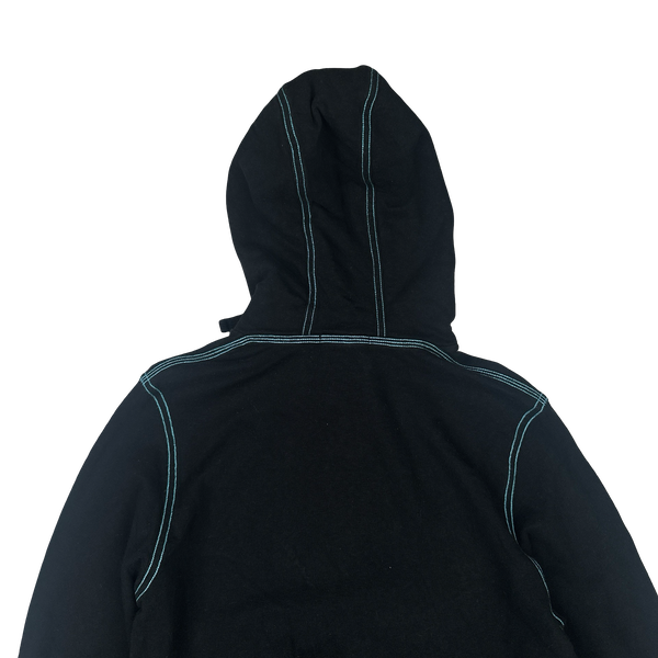Stone Island Contrast Stitch Cotton Pullover Compass Hoodie - Small