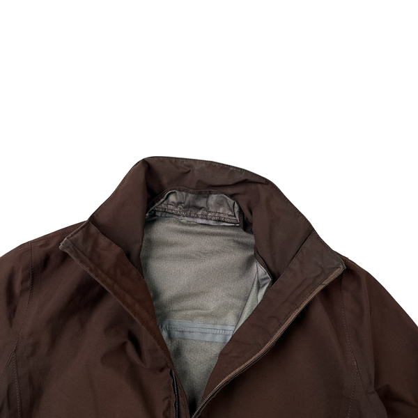 Prada Burgundy Nylon Red Tab Lightweight Jacket - Medium