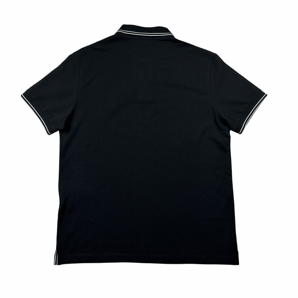 Stone Island 2023 Black Short Sleeved Polo Shirt - Large
