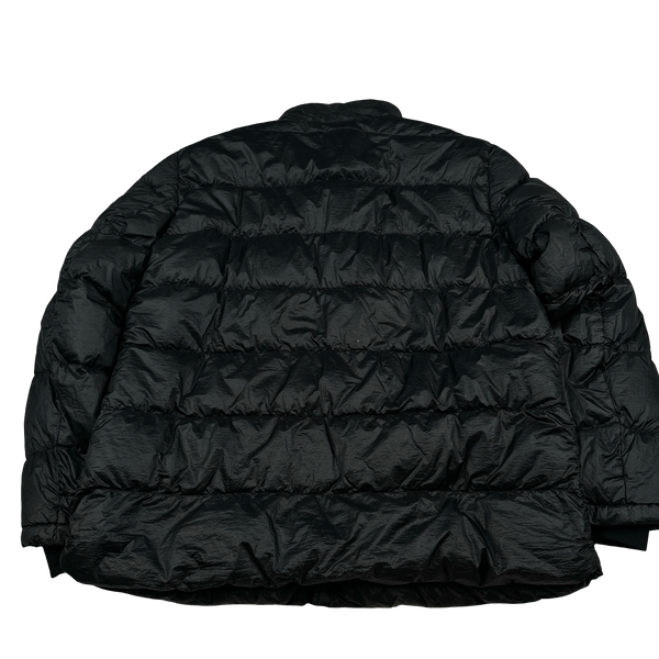 Stone Island Black Garment Dyed Down Puffer Jacket - 3XL