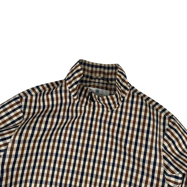 Aquascutum X Supreme Classic Checked Spellout Jacket - Large