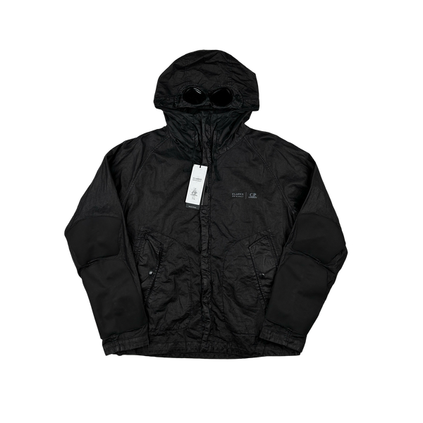 CP Company x Clarks Originals Black Goggle Jacket - Large