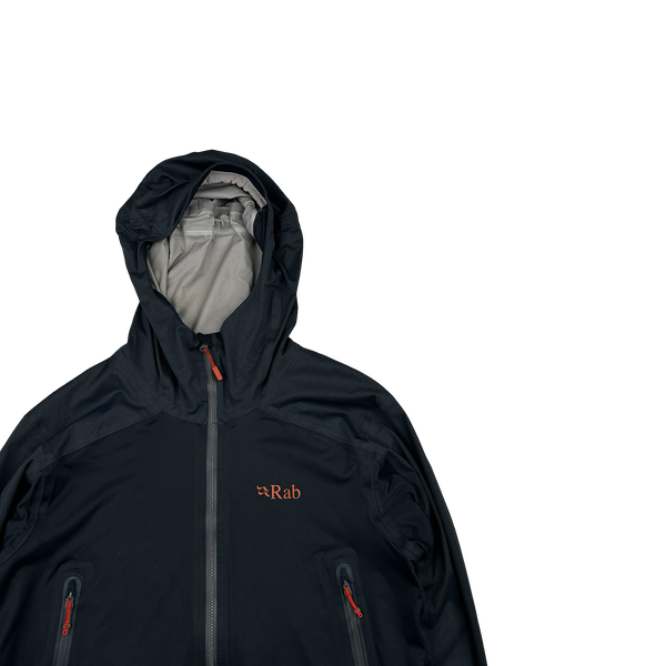 RAB Dark Grey Zipped Lightweight Soft Shell Jacket - Small