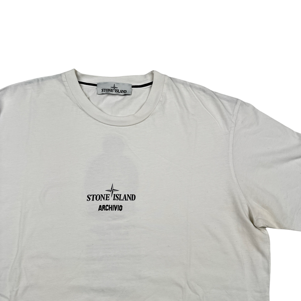 Stone Island 2015 Pure Metal Archivo Short Sleeve T Shirt - Medium