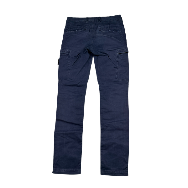 Stone Island 2020 Navy SK Cargo Trousers - 29"