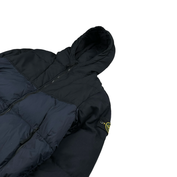 Stone Island 2013 Navy Crinkle NY Down Puffer Jacket - XL
