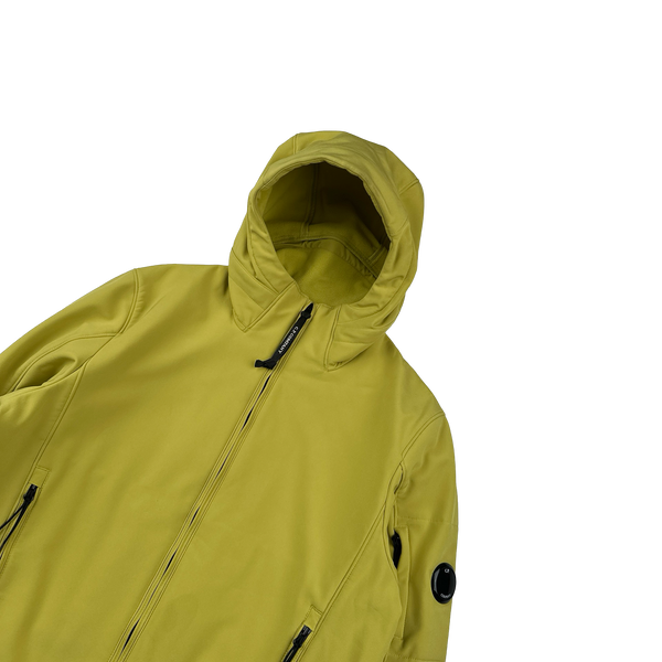 CP Company Chartreuse Soft Shell R Jacket - Large