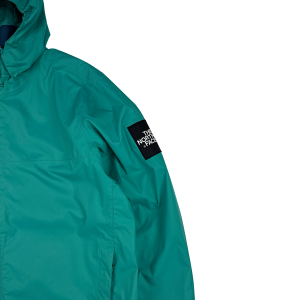 North Face Turquoise Dryvent Waterproof Jacket - Medium