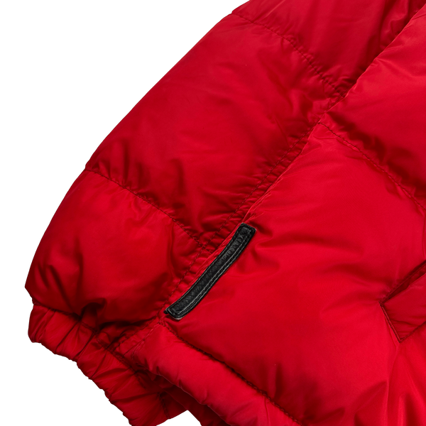 Prada Red Black Label Puffer Jacket - XL