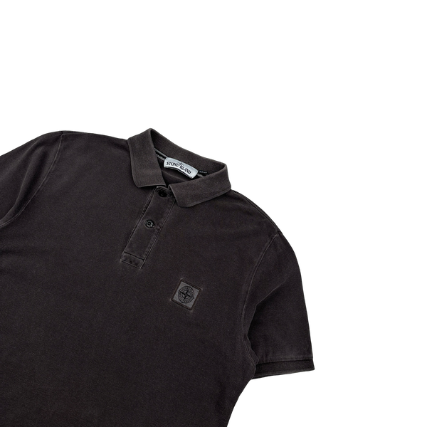 Stone Island Dark Charcoal Polo Shirt - Medium