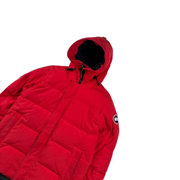 Canada Goose Red Macmilan Premium Down Parka Jacket - Medium