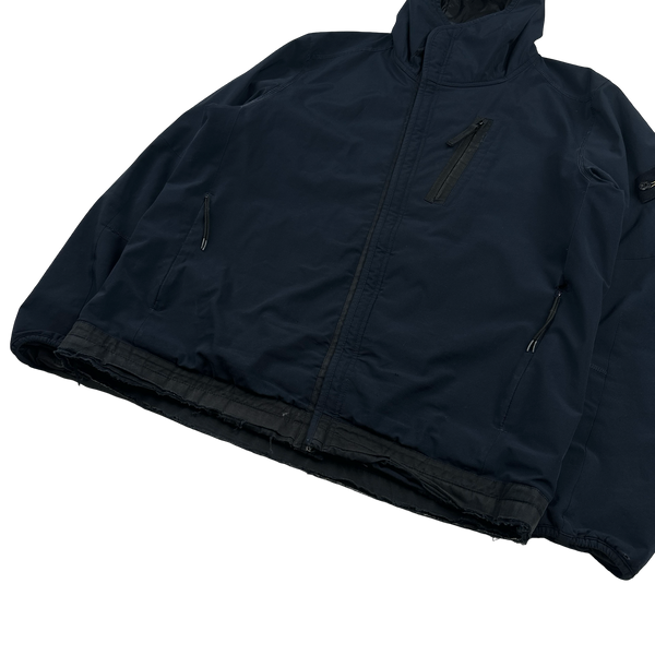 Stone Island 2023 Navy Soft Shell Primaloft Lined Jacket -XL