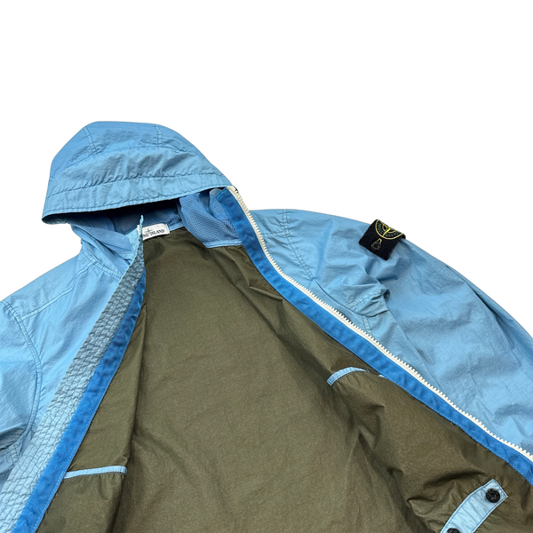 Stone Island 2017 Blue Membrana 3L TC Rain Jacket - Medium