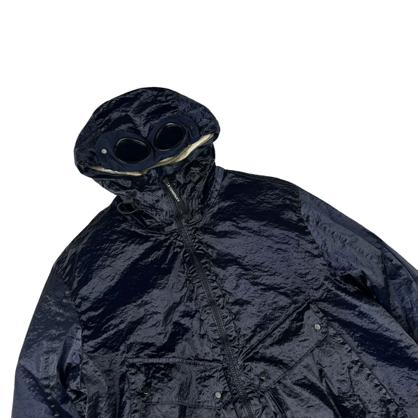 CP Company Navy Kan D Sherling Lined Goggle Jacket - XL