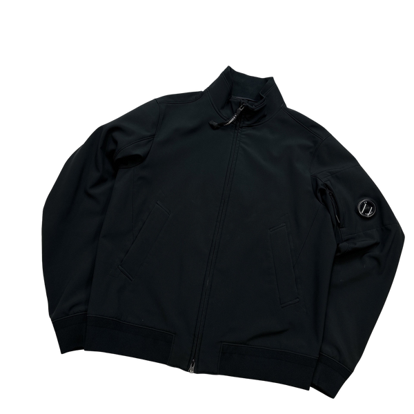 CP Company Black Softshell Bomber - Large