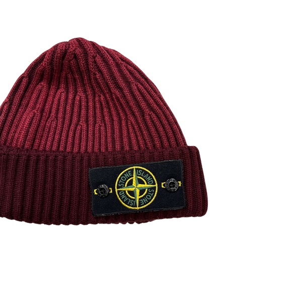 Stone Island 2012 Red Two Tone Beanie