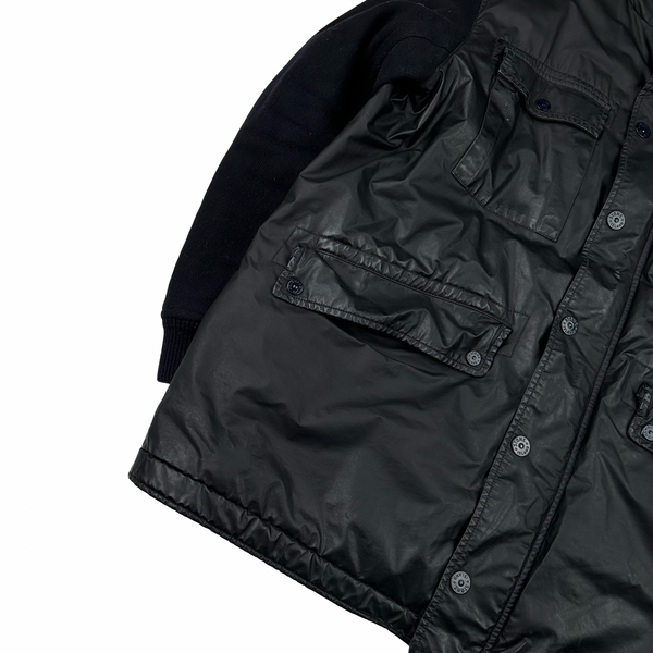 Stone Island 2013 Panno Tinto In Capo Piu Mussola Gommata MGP Ghost Jacket - 3XL