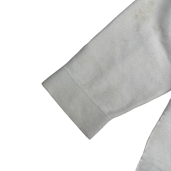 Stone Island Vintage White Fleecd Cotton Pullover Jumper - XL