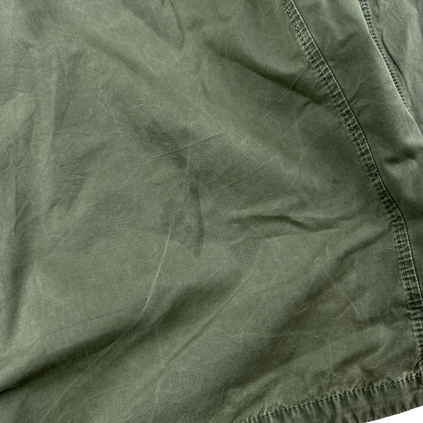 Stone Island 2021 Green Cotton Double Pocket Overshirt - XL