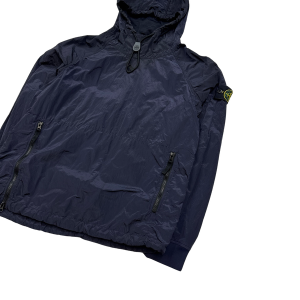 Stone island nylon metal smock black sales