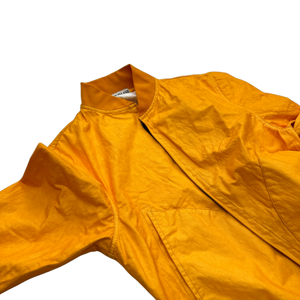 Stone Island 2010 Tyveck Special Edit140n White Mesh Badge Jacket - Medium
