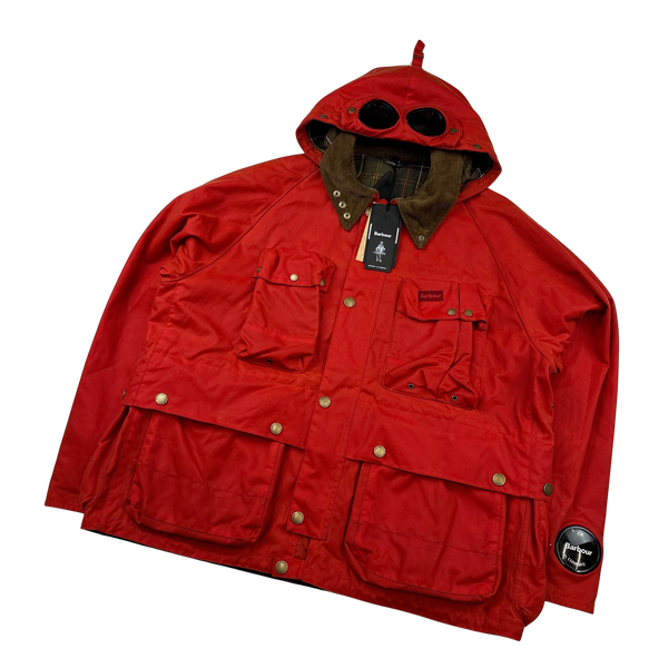 CP Company x Barbour Multi Pocket 500 Mille Waxed Jacket - XL